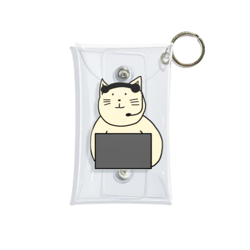 コールセンターねこ Mini Clear Multipurpose Case