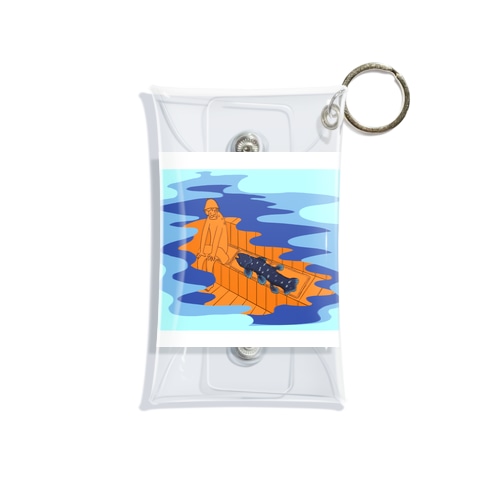 シーラカンスとサウナ Mini Clear Multipurpose Case
