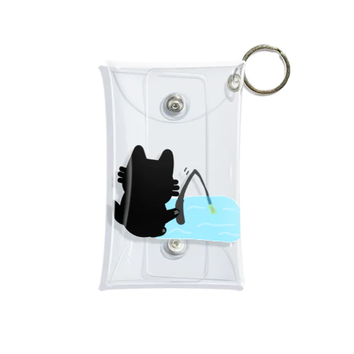 釣り猫 Mini Clear Multipurpose Case