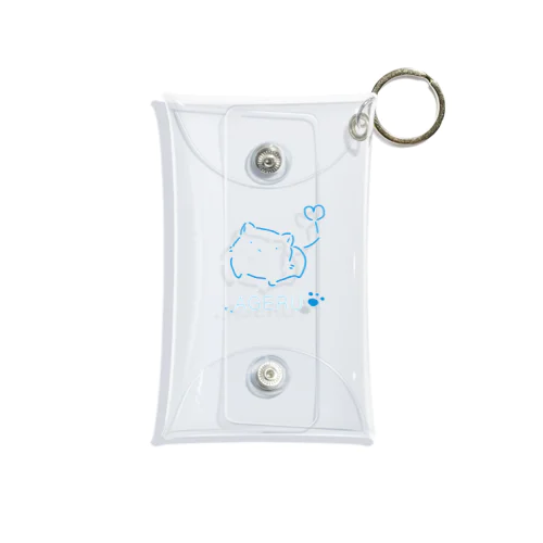 幸せを呼ぶにゃんこ Mini Clear Multipurpose Case