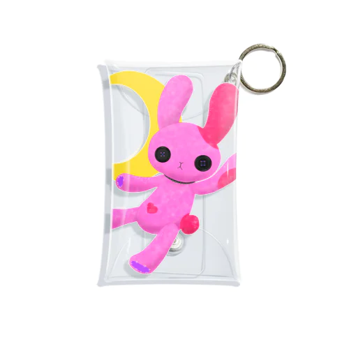 月夜のウサギさん Mini Clear Multipurpose Case
