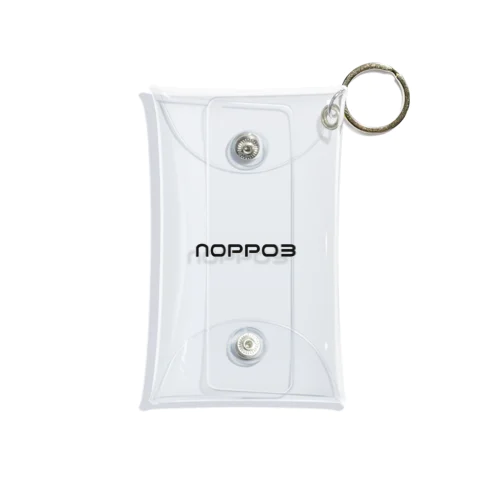 NOPPO3ロゴグッズ Mini Clear Multipurpose Case