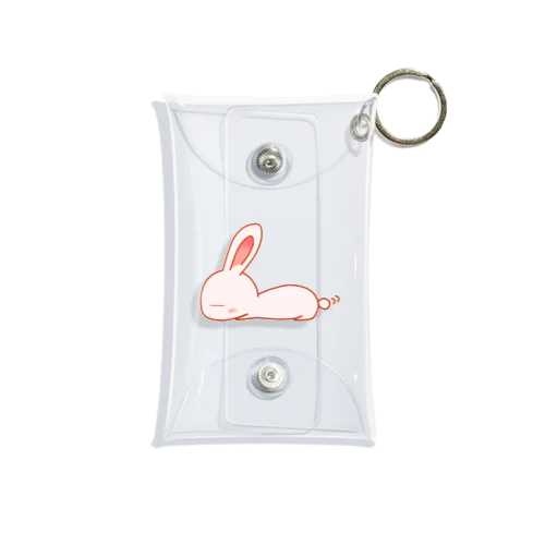 ゆるい和み兎（なごみうさぎ） Mini Clear Multipurpose Case