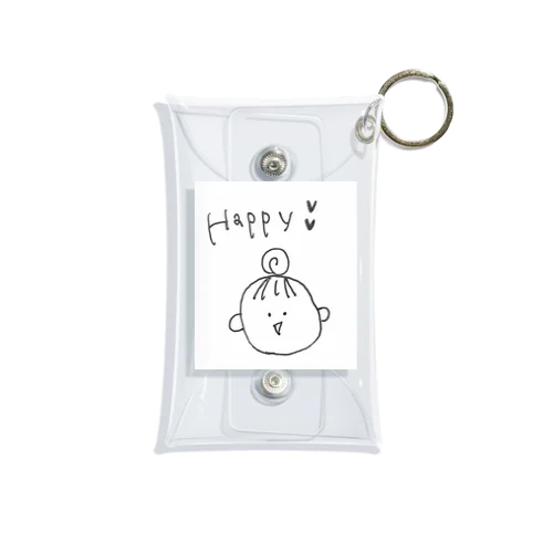 Happy おなご Mini Clear Multipurpose Case