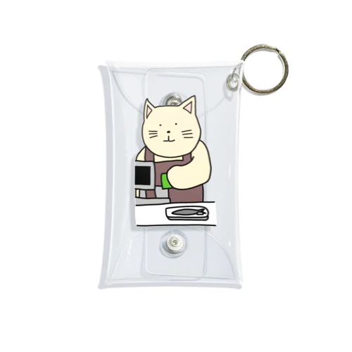 レジねこ Mini Clear Multipurpose Case