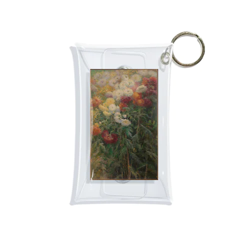 ギュスターヴカイユボット　/　Petit-Gennevilliersの庭の菊　Chrysanthemums in the Garden at Petit-Gennevilliers 1893 Mini Clear Multipurpose Case