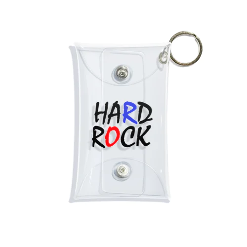 ハードロック　HARDROCK　音楽　バンド　ミュージシャン Mini Clear Multipurpose Case