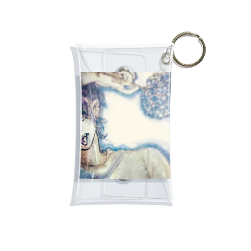 紫陽花くん Mini Clear Multipurpose Case