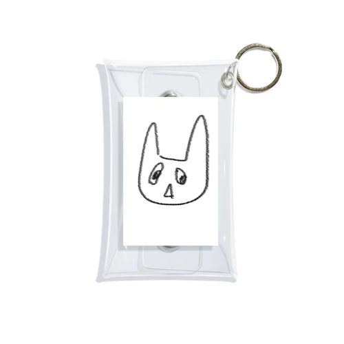 ギョロメねこちゃんぶさかわ Mini Clear Multipurpose Case