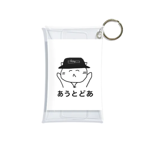 あうとどあ、ねこさん Mini Clear Multipurpose Case