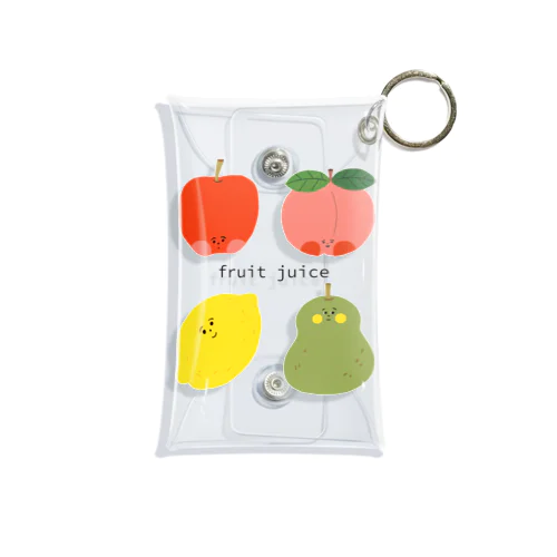 フルーツジュース Mini Clear Multipurpose Case