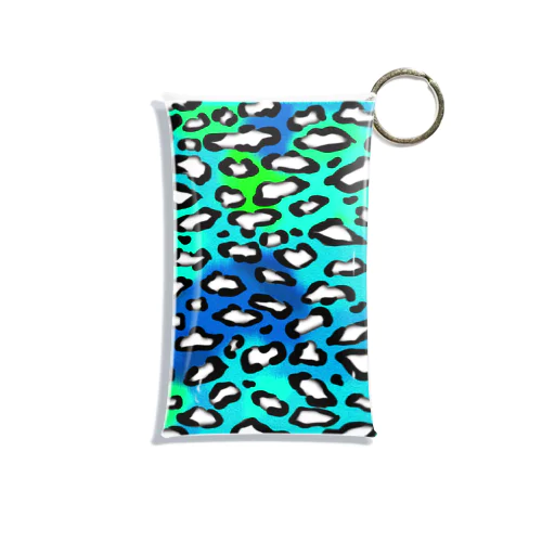 _animals_ (Blue) Mini Clear Multipurpose Case