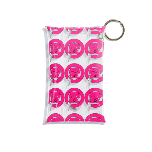 DOT #チーム愛 Mini Clear Multipurpose Case