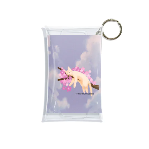 桜ねんねお礼 Mini Clear Multipurpose Case