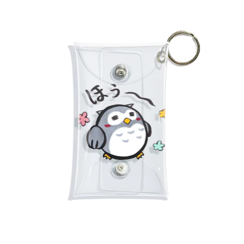 ほうほうフクロウ(ミミズク編) Mini Clear Multipurpose Case