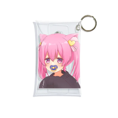 豚あちゃん豚です Mini Clear Multipurpose Case