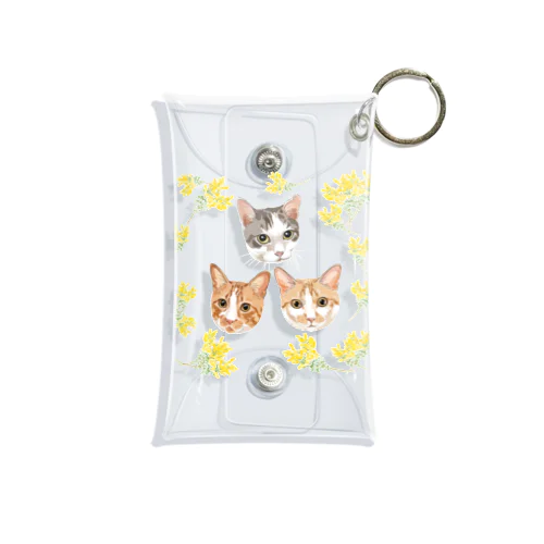 rui & ram & Ta-chan Mini Clear Multipurpose Case