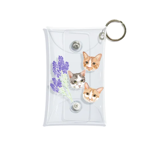 rui & ram & Ta-chan Mini Clear Multipurpose Case