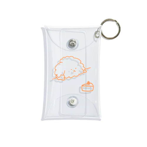 わんことケーキ Mini Clear Multipurpose Case