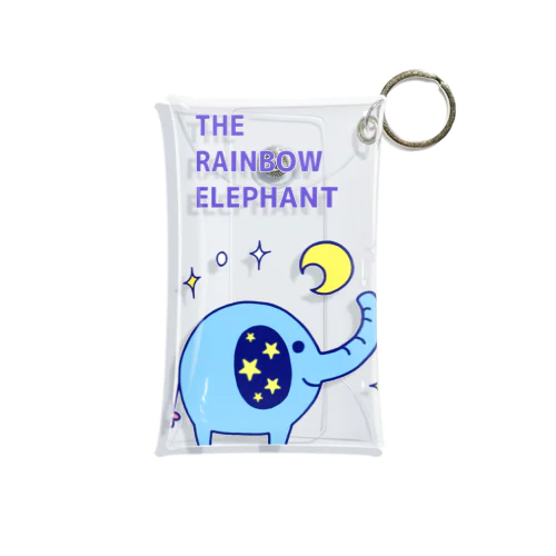 THE　RAINBOW　ELEPHANT Mini Clear Multipurpose Case