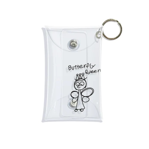 Butterfly queen  Mini Clear Multipurpose Case