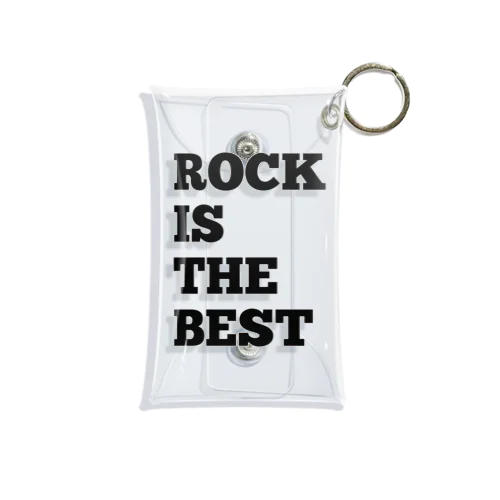 L&R  ROCK IS THE BEST Mini Clear Multipurpose Case