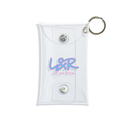 L&R  LIVE and ROCK  ROCK IS THE BEST Mini Clear Multipurpose Case