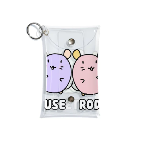 29色🌈RODENTS HOUSE🐹🐭げっしLOVE Mini Clear Multipurpose Case