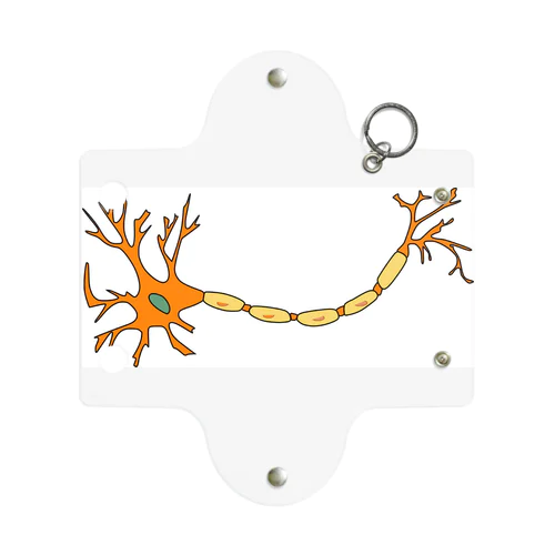 神経細胞 Mini Clear Multipurpose Case