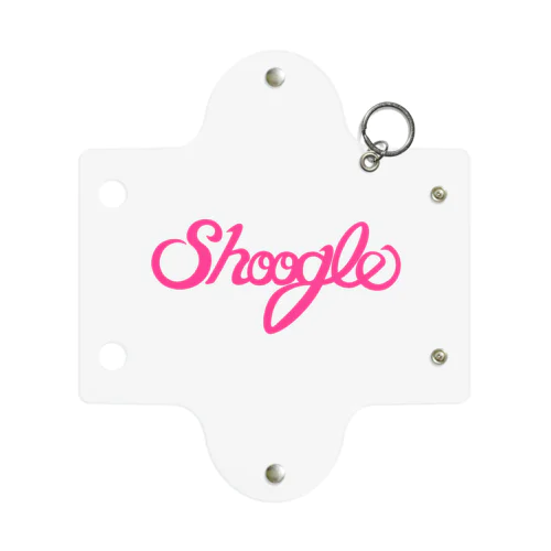 Shoogle(シューグル)ロゴ ピンク ミニクリアマルチケース