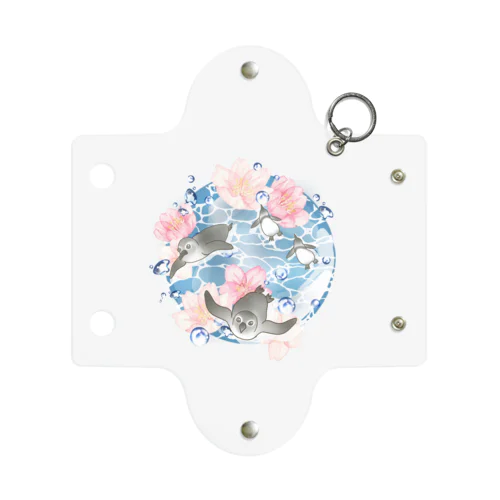 桜ペンギン Mini Clear Multipurpose Case