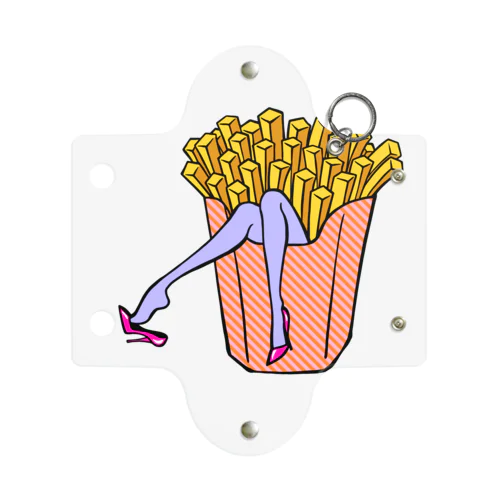 誘惑の🍟フライドポテト　 Mini Clear Multipurpose Case