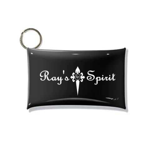 Ray's Spirit Logo ⑤（WHITE） Mini Clear Multipurpose Case