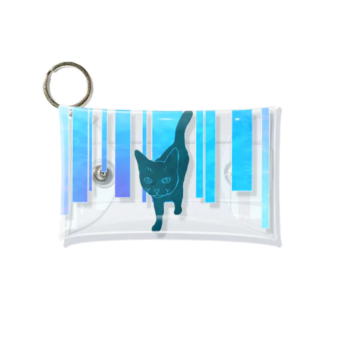 ねこ　夏の目標 Mini Clear Multipurpose Case