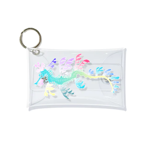 リーフィーシードラゴン両面プリント（シャツ、パーカーのみ） Mini Clear Multipurpose Case