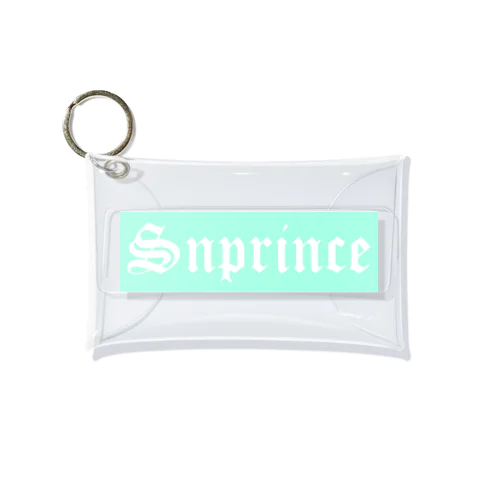 【定番】Snprince boxlogo ミニクリアマルチケース