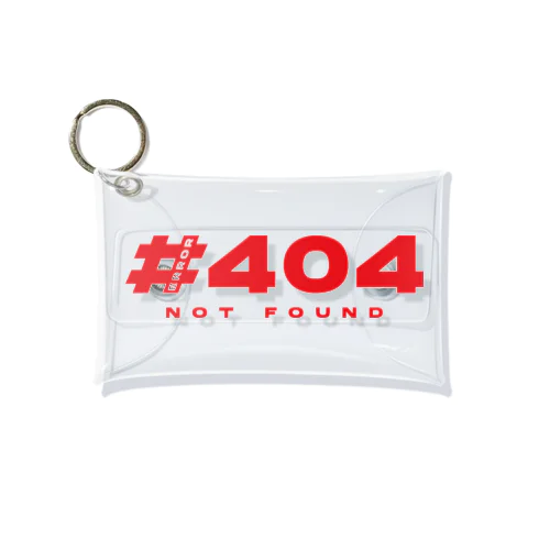 NOT FOUND #404 Mini Clear Multipurpose Case