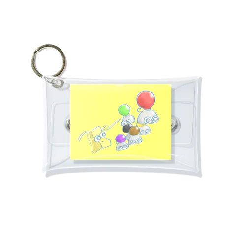 心電図のでんきょくん達 Mini Clear Multipurpose Case