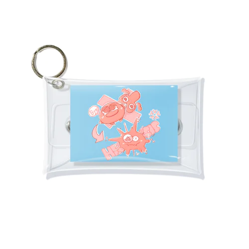 AくんとA抗体ちゃん 〜横ver.〜 Mini Clear Multipurpose Case