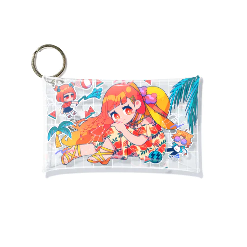 夏の誕生日星座クリアマルチケース Mini Clear Multipurpose Case