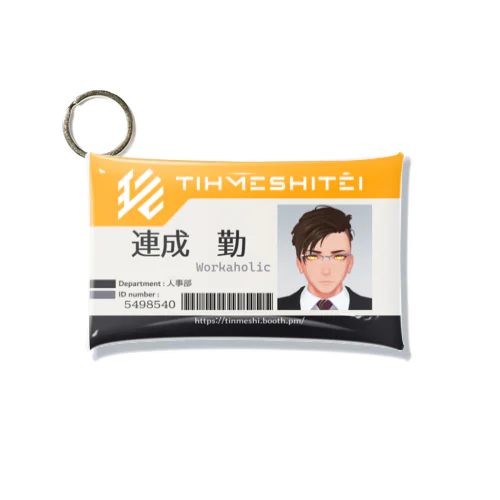 『社畜の連成さん』社員証 Mini Clear Multipurpose Case