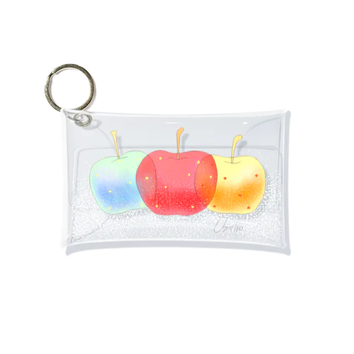 apples Mini Clear Multipurpose Case