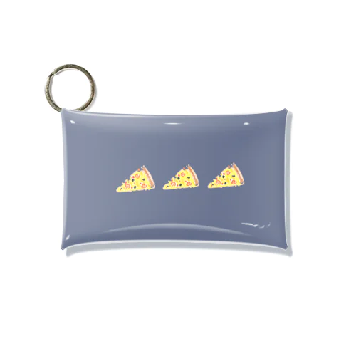 pizza dark Mini Clear Multipurpose Case