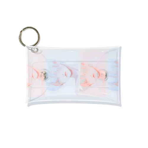 銀髪くん Mini Clear Multipurpose Case