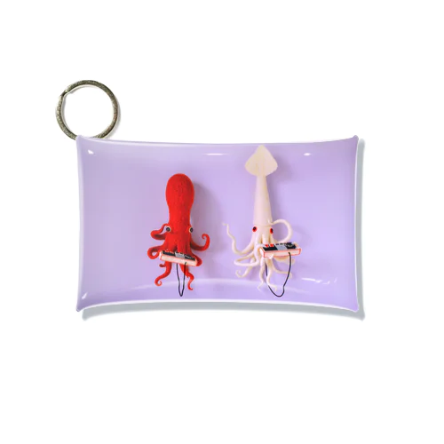 Squid vs Octopus Gamers Mini Clear Multipurpose Case
