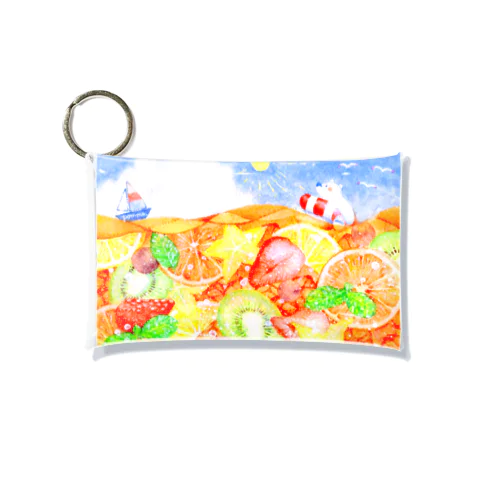 shirokuma summer Mini Clear Multipurpose Case