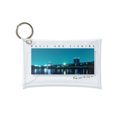 Fishing Spot T shirts Seabass Mini Clear Multipurpose Case