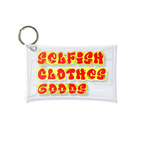 SELFISH "CLOTHES GOODS" Mini Clear Multipurpose Case