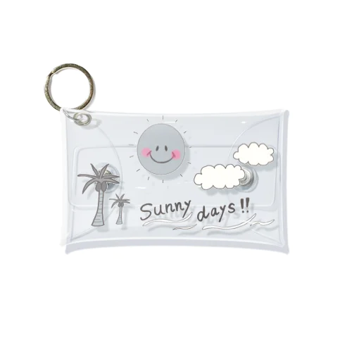 sunny days!2 Mini Clear Multipurpose Case