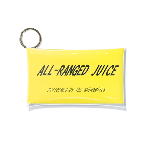 Right90_All-Ranged Juice 2002 ver.-Logo Mini Clear Multipurpose Case